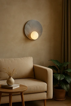 Wall light Golden Aura Alabaster Spanish Marble G9 Wall light Golden Aura Alabaster Spanish Marble G9